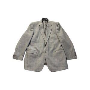 Saddlebred Performance Gray Wool Blend‎ Blazer Jacket Mens 46L
